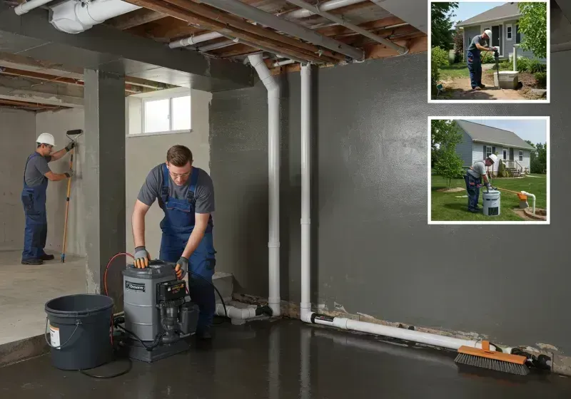 Basement Waterproofing and Flood Prevention process in Lusk, WY